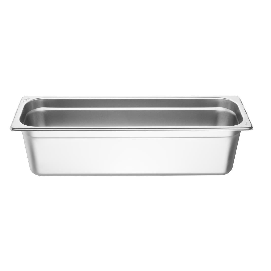 Vogue Stainless Steel Gastronorm 2/4 Tray 150mm - FU264  Vogue