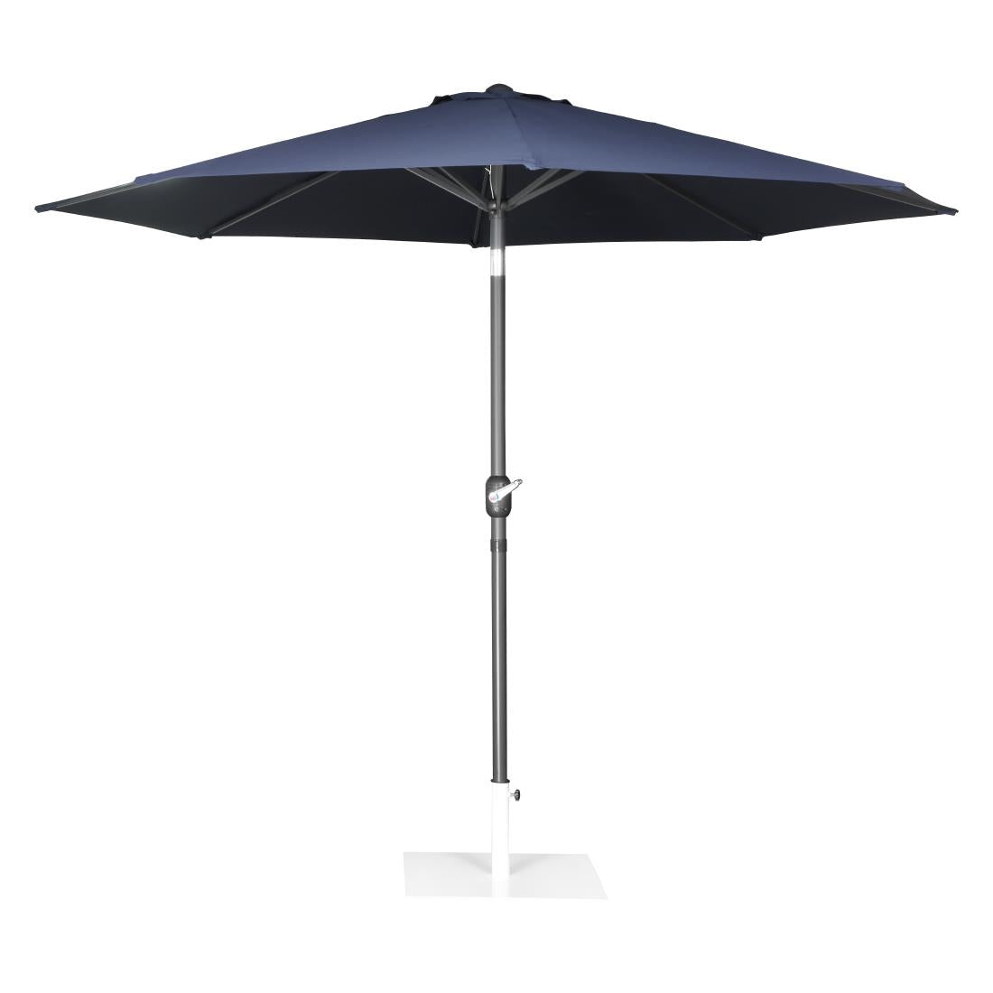 Bolero Seville Round Parasol 3m Diameter Navy Blue - FU504  Bolero