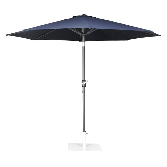 Bolero Seville Round Parasol 3m Diameter Navy Blue - FU504  Bolero