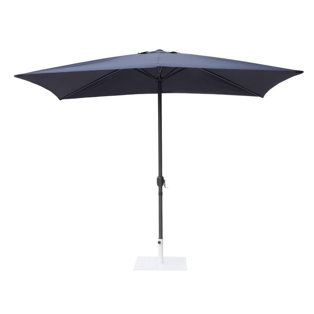 Bolero Seville Square Parasol 2x3m Navy Blue - FU506  Bolero