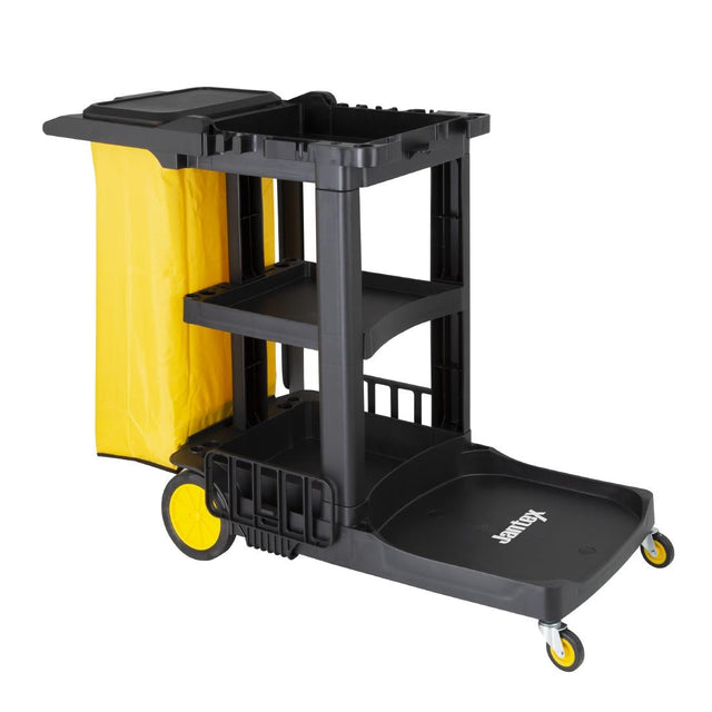 Jantex Cleaning Trolley Black - FU997  Jantex