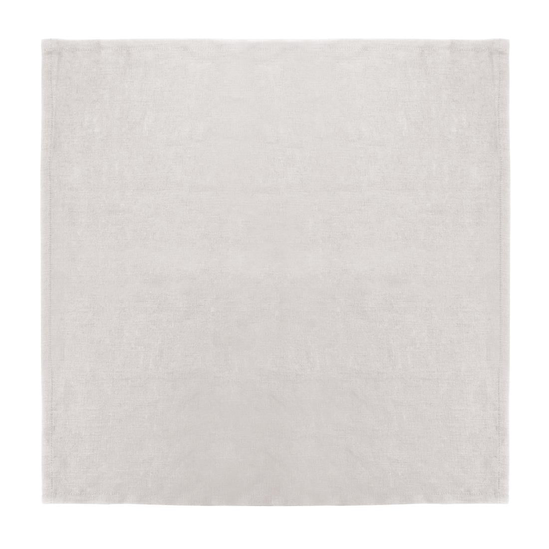 Olympia Linen Table Napkin Sand 400x400mm (Pack of 12) - FW699  Olympia