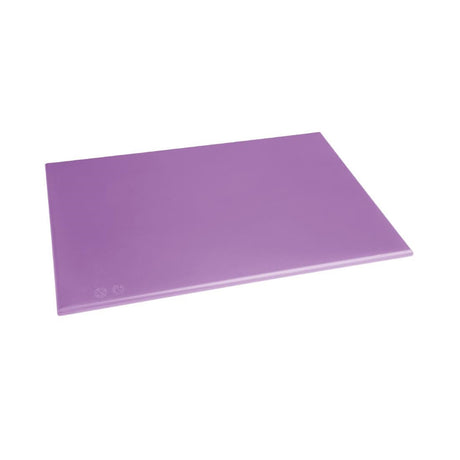 Hygiplas High Density Antibacterial Purple Chopping Board 450x305x10mm - FX105  Hygiplas