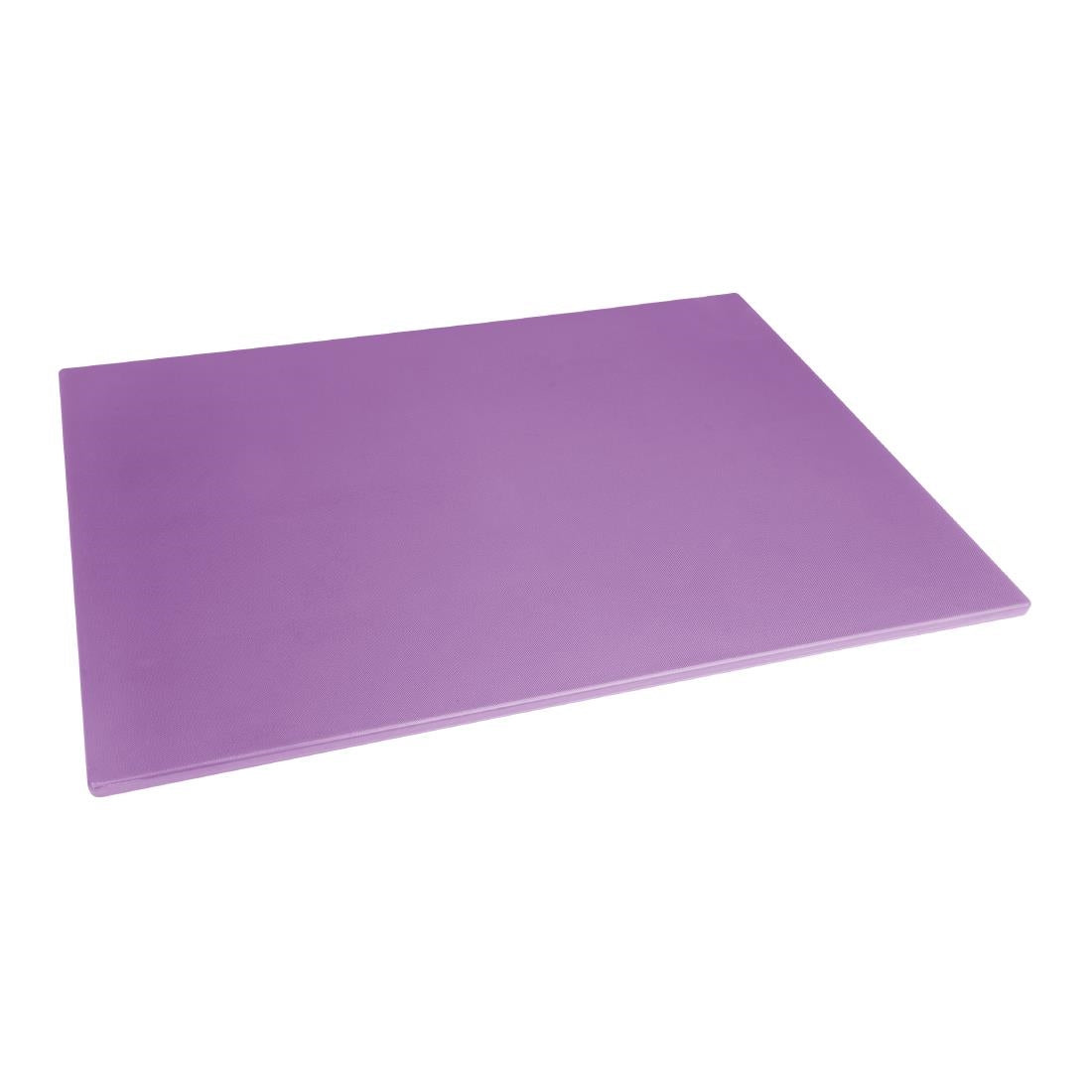 Hygiplas Low Density Purple Chopping Board 600x450x10mm - FX108  Hygiplas