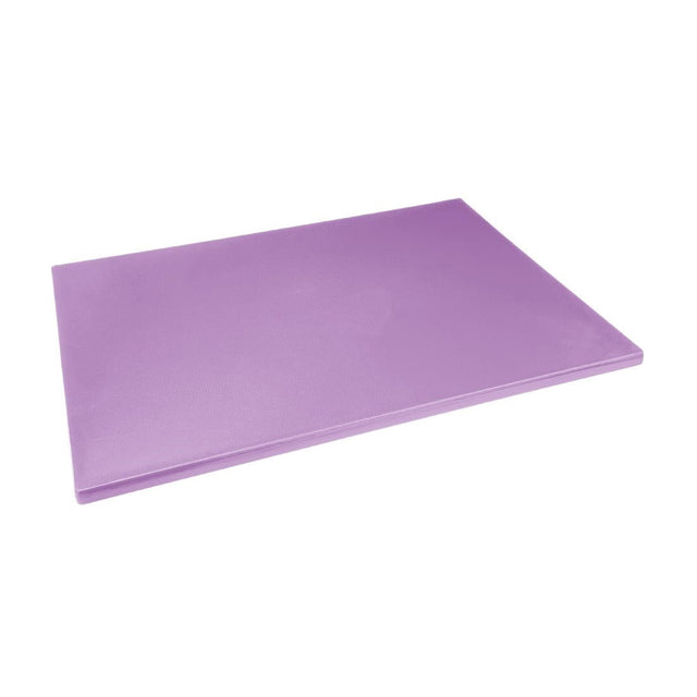 Hygiplas Low Density Purple Chopping Board 600x450x20mm - FX109  Hygiplas