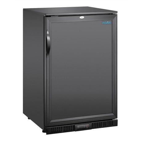 Polar G-series 850mm Single Door Back Bar Cooler Solid Door 128 Ltr - GE997  Polar