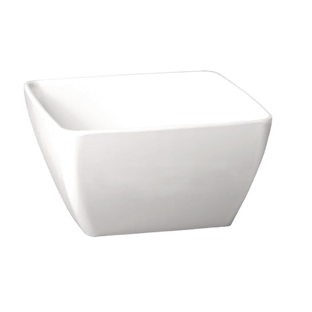 APS Pure Melamine White Square Mini Bowl - GF132  APS