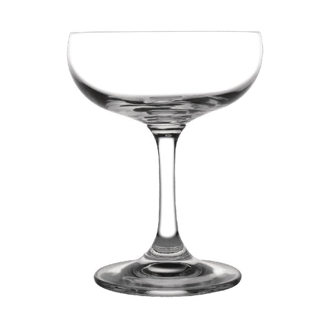 Olympia Bar Collection Crystal Champagne Saucers 200ml (Pack of 6) - GF732  Olympia