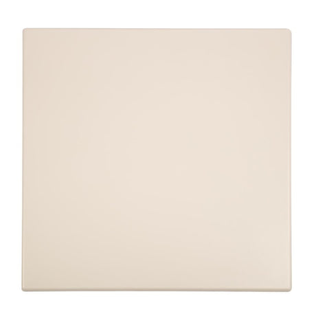 Bolero Pre-drilled Square Table Top White 600mm - GG637  Bolero