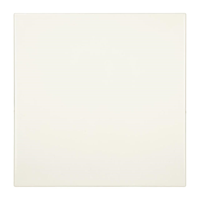 Bolero Square Table Top White 700mm - GG641  Bolero