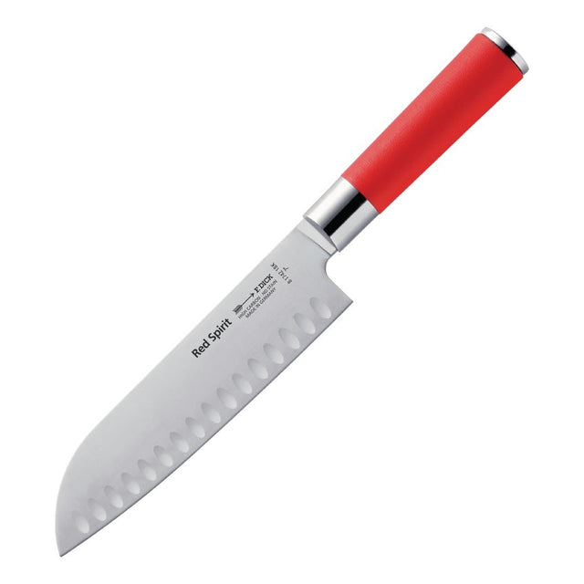 Dick Red Spirit Fluted Santoku Knife 18cm - GH292  Dick