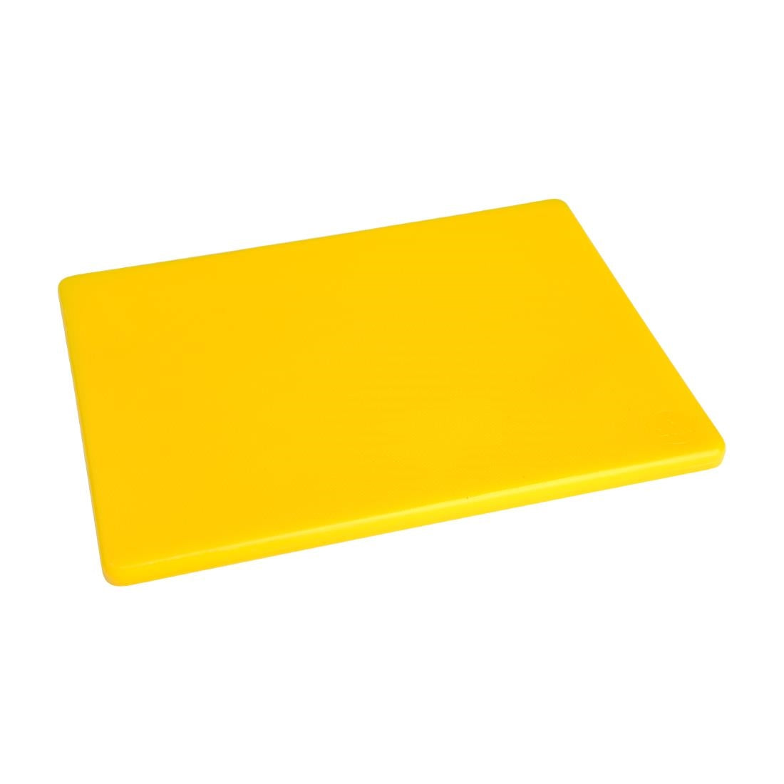 Hygiplas Low Density Yellow Chopping Board Small 305x229x12mm - GH796  Hygiplas