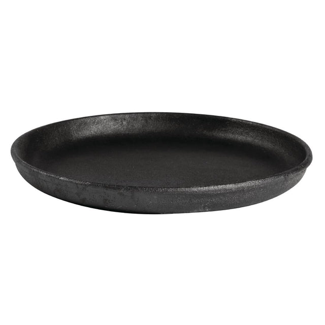 Olympia Round Cast Iron Sizzle Platter 220mm - GJ556  Olympia