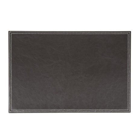 Olympia Faux Leather Placemats (Pack of 4) - GJ739  Olympia