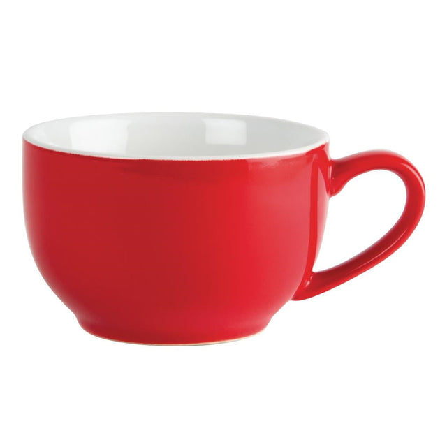 Olympia Cafe Coffee Cup Red - 230ml 8fl oz (Box 12) - GK073  Olympia