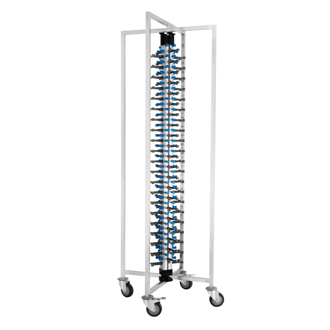 Vogue Mobile Plate Rack 84 Plates - GK978  Vogue