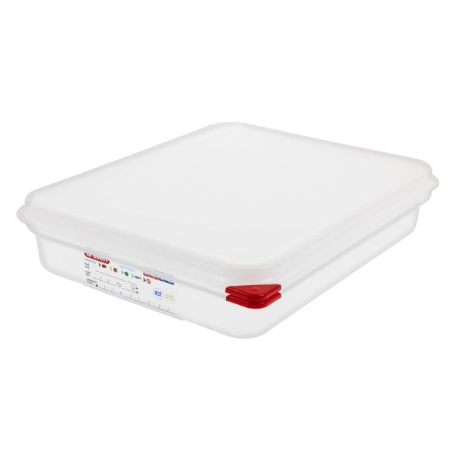 Araven Polypropylene 1/2 Gastronorm Food Containers 4Ltr (Pack of 4) - GL261  Araven