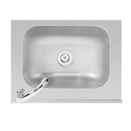 Vogue Stainless Steel Knee Operated Sink - GL280 Hand Wash Sinks Vogue