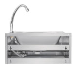 Vogue Stainless Steel Knee Operated Sink - GL280 Hand Wash Sinks Vogue