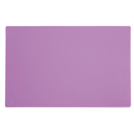 Hygiplas Low Density Purple Chopping Board 450x300x10mm - GL295  Hygiplas