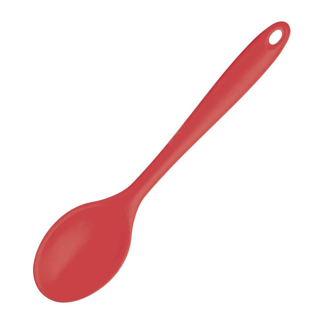 Vogue Silicone Cooking Spoon Red 27cm - GL350  Vogue