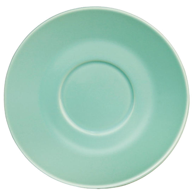 Olympia Cafe Espresso Saucer Aqua (Fits GL460) - 158mm 6 1/4" (Box 12) - GL464  Olympia   