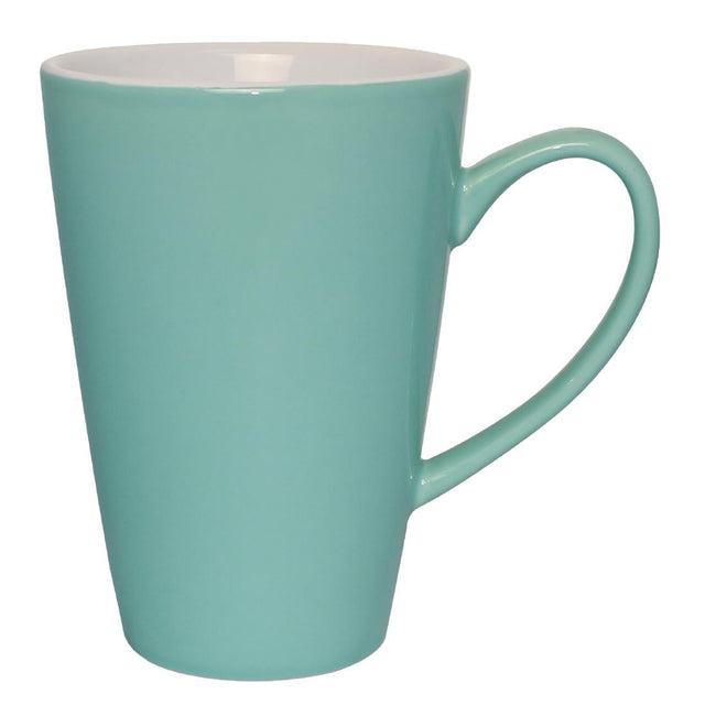 Olympia Cafe Latte Cup Aqua - 340ml 11.5fl oz (Box 12) - GL489  Olympia