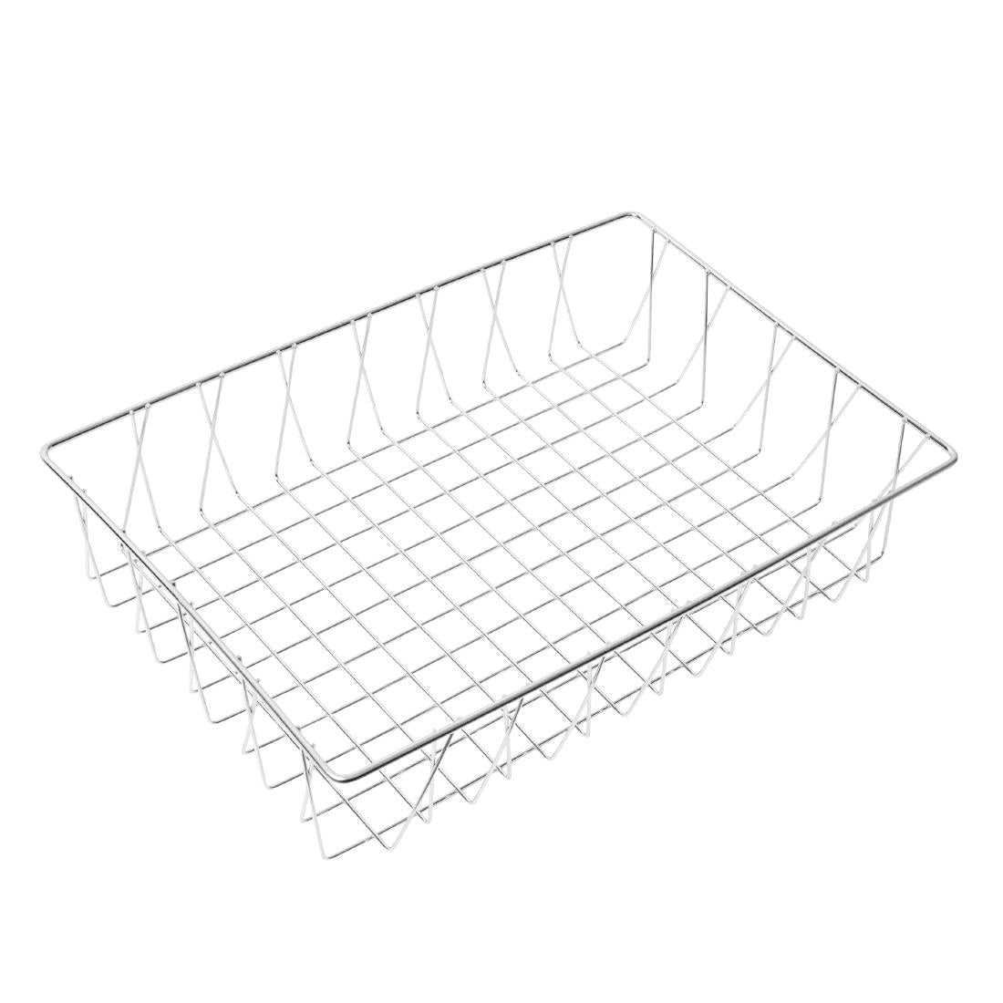 Olympia St/St Wire Display Basket 450 x 300 x 100mm - GM223  Olympia