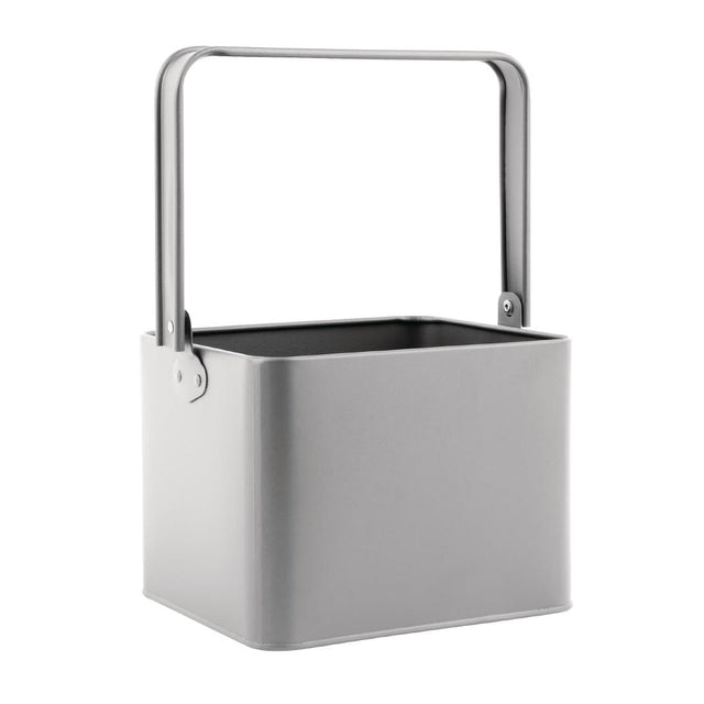 Olympia Galvanised Table Tidy Grey - GM296  Olympia