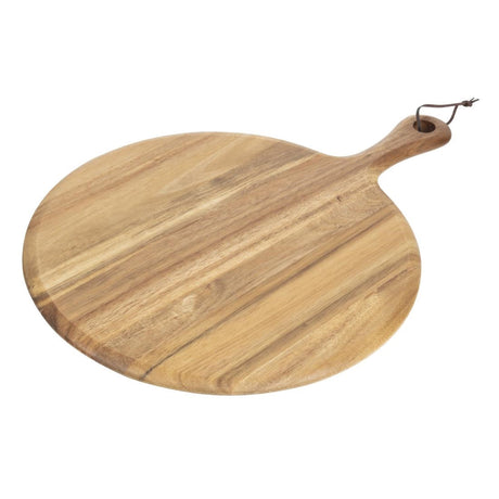 Olympia Acacia Wood Round Pizza Paddle Board 330mm - GM308  Olympia