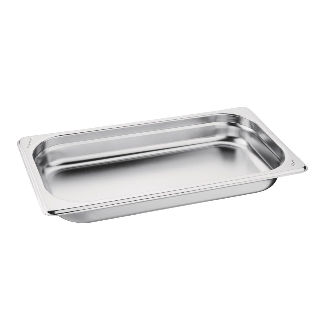 Vogue Stainless Steel 1/3 Gastronorm Tray 40mm - GM311  Vogue