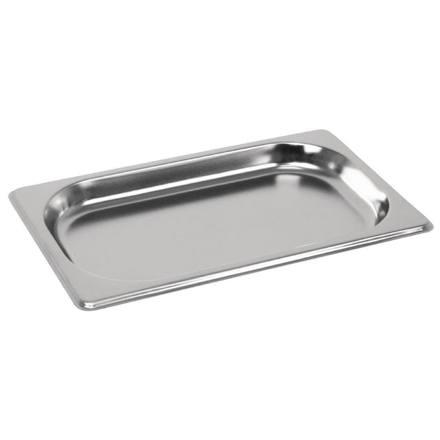 Vogue Stainless Steel 1/4 Gastronorm Tray 20mm - GM312  Vogue