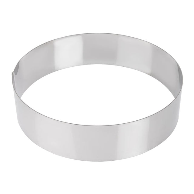De Buyer Stainless Steel Mousse Ring 240 x 60mm - GM374  De Buyer