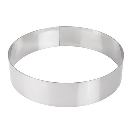 De Buyer Stainless Steel Mousse Ring 200 x 45mm - GM376  De Buyer