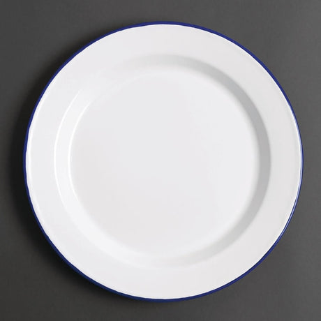 Olympia Enamel Dinner Plates 245mm (Pack of 6) - GM512  Olympia