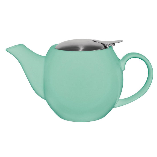 Olympia Cafe Teapot Aqua - 510ml 17.2fl oz (Box 1) - GM595  Olympia