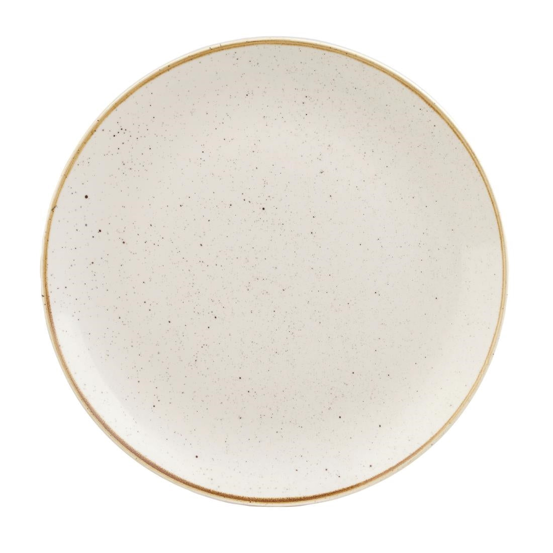 Churchill Stonecast Round Coupe Plate Barley White 295mm (Pack of 12) - GM685  Churchill