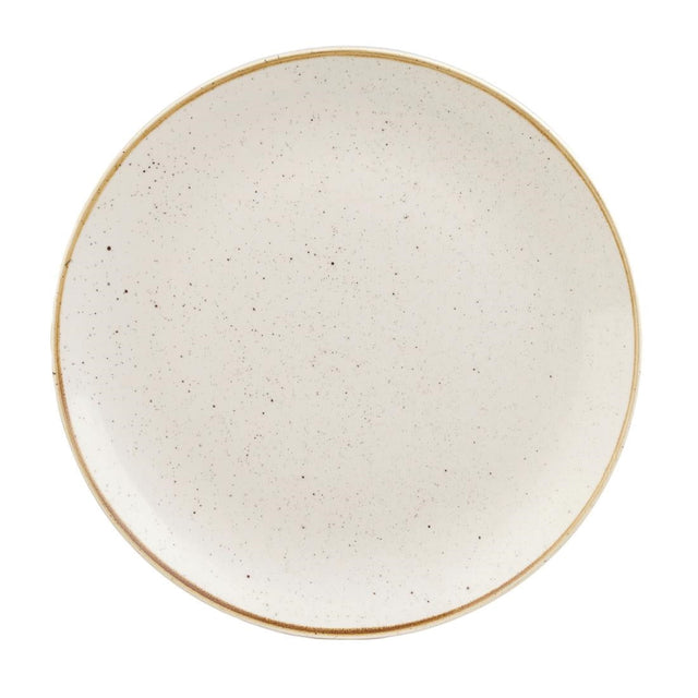 Churchill Stonecast Round Coupe Plate Barley White 295mm (Pack of 12) - GM685  Churchill