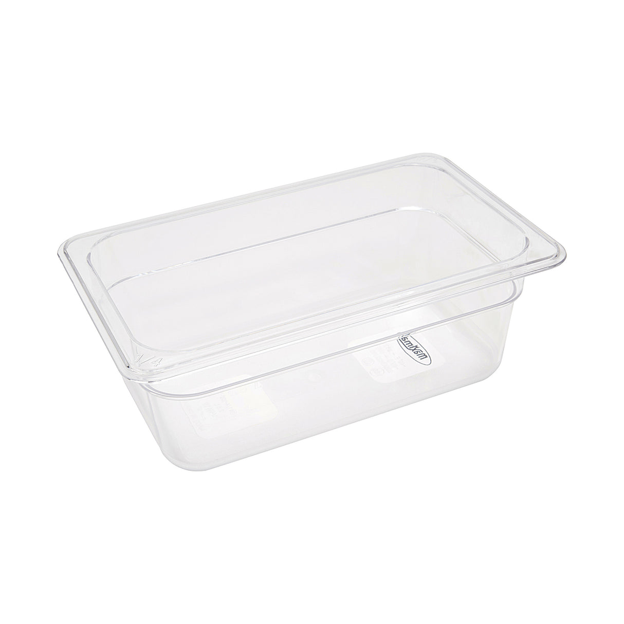 Maxima Gastronormbak - 1/4 GN - 10cm diep - Polycarbonaat - 09367923