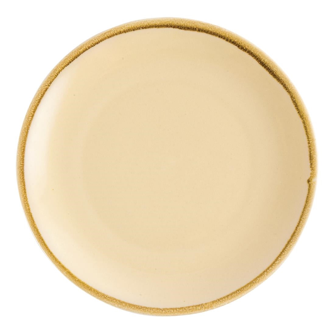 Olympia Kiln Round Plate Sandstone 280mm (Pack of 4) - GP462  Olympia