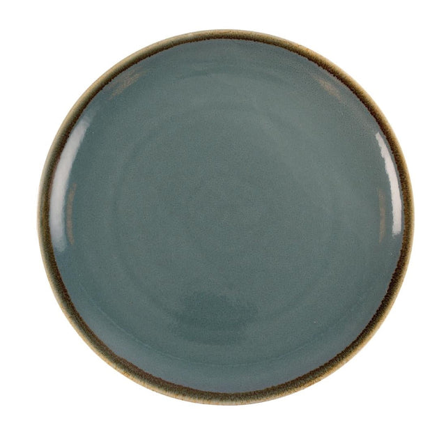 Olympia Kiln Round Plates Ocean 280mm (Pack of 4) - GP465  Olympia