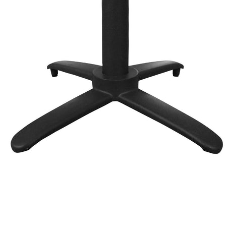 Bolero Aluminium Flip Top Table Base Black - GP773  Bolero