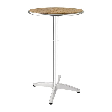 Bolero Ash Round Poseur Height Table 600mm - GR332  Bolero