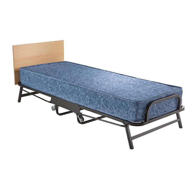 Jay-Be Contract Folding Bed with Water Resistant Mattress Single in Black Colour - GR375  Jay-Be