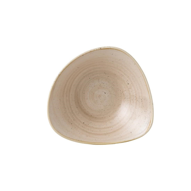 Churchill Stonecast Triangle Bowls Nutmeg Cream 235mm (Pack of 12) - GR942  Churchill