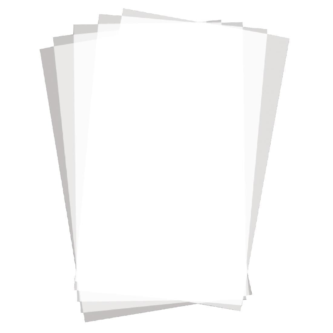 Greaseproof Paper Sheets White 255 x 406mm (Pack of 500) - GF037 Greaseproof Paper Non Branded