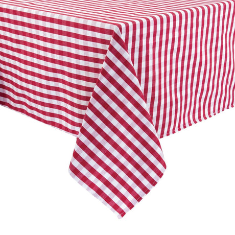 Mitre Comfort Gingham Tablecloth Red 1320 x 1320mm - HB582  Mitre Comfort