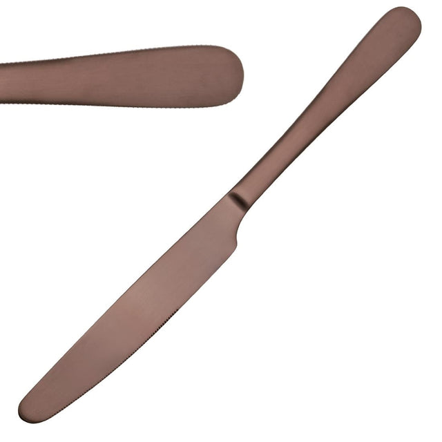 Olympia Cyprium Copper Table Knife (Pack of 12) - HC340  Olympia