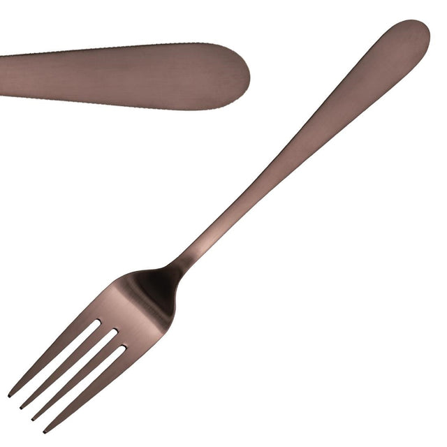 Olympia Cyprium Copper Table Fork (Pack of 12) - HC342  Olympia