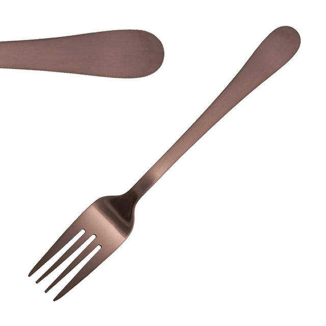 Olympia Cyprium Copper Dessert Fork (Pack of 12) - HC343  Olympia